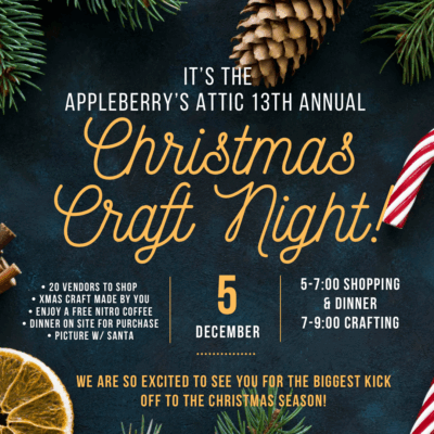 Christmas Craft Night - Friday, Dec. 5th