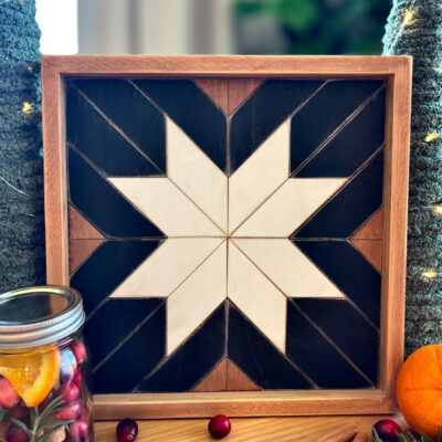 Winter Wooden Barn Quilt - February 19th
