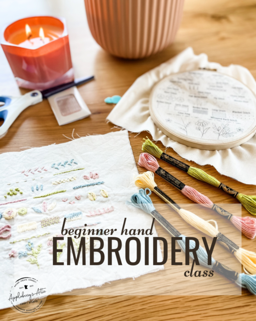 Beginner Embroidery Class - May 4th