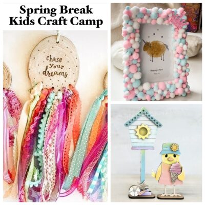 SPRING BREAK Kids Craft Camp! March 30th, 31st, & April 1st.