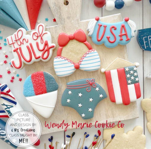 4th of July Cookie Class - June 24th