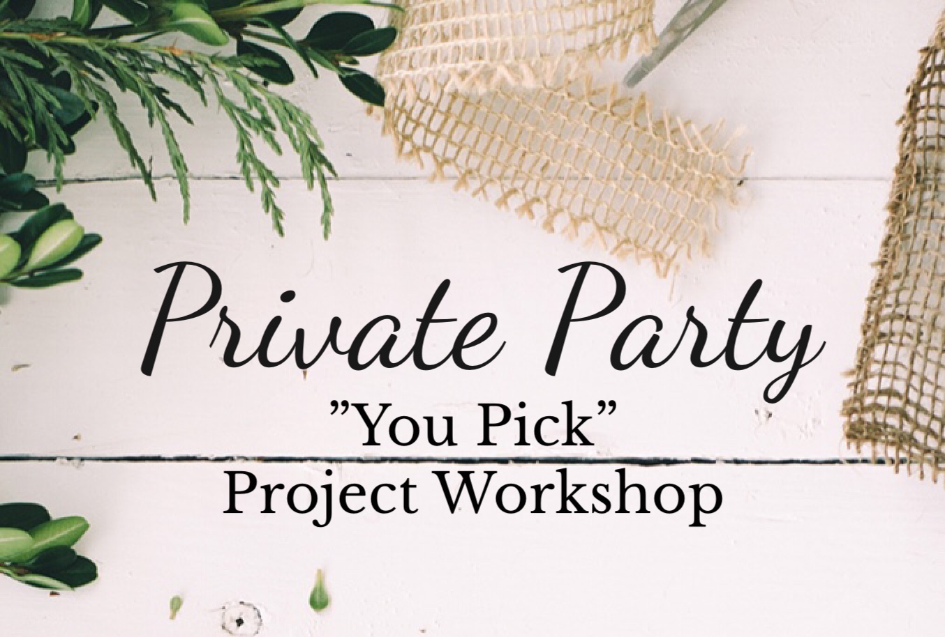 Private Party - Monday, Nov. 10th