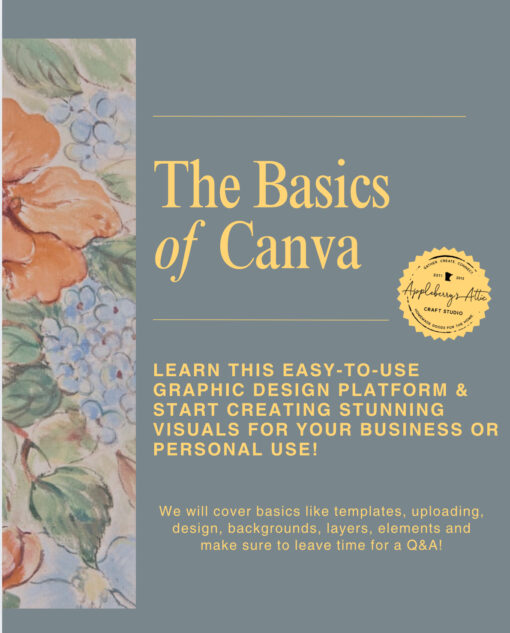 The Basics of Canva - Sunday, Oct. 19th