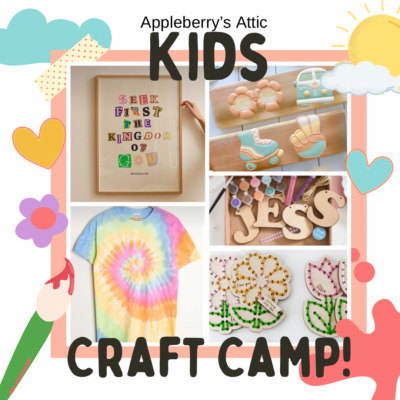 Kids Summer Craft Camp! August 3rd - 7th AFTERNOON
