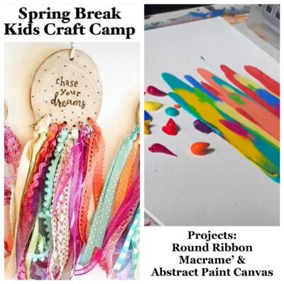1 DAY SPRING BREAK Kids Craft Camp! March 11th