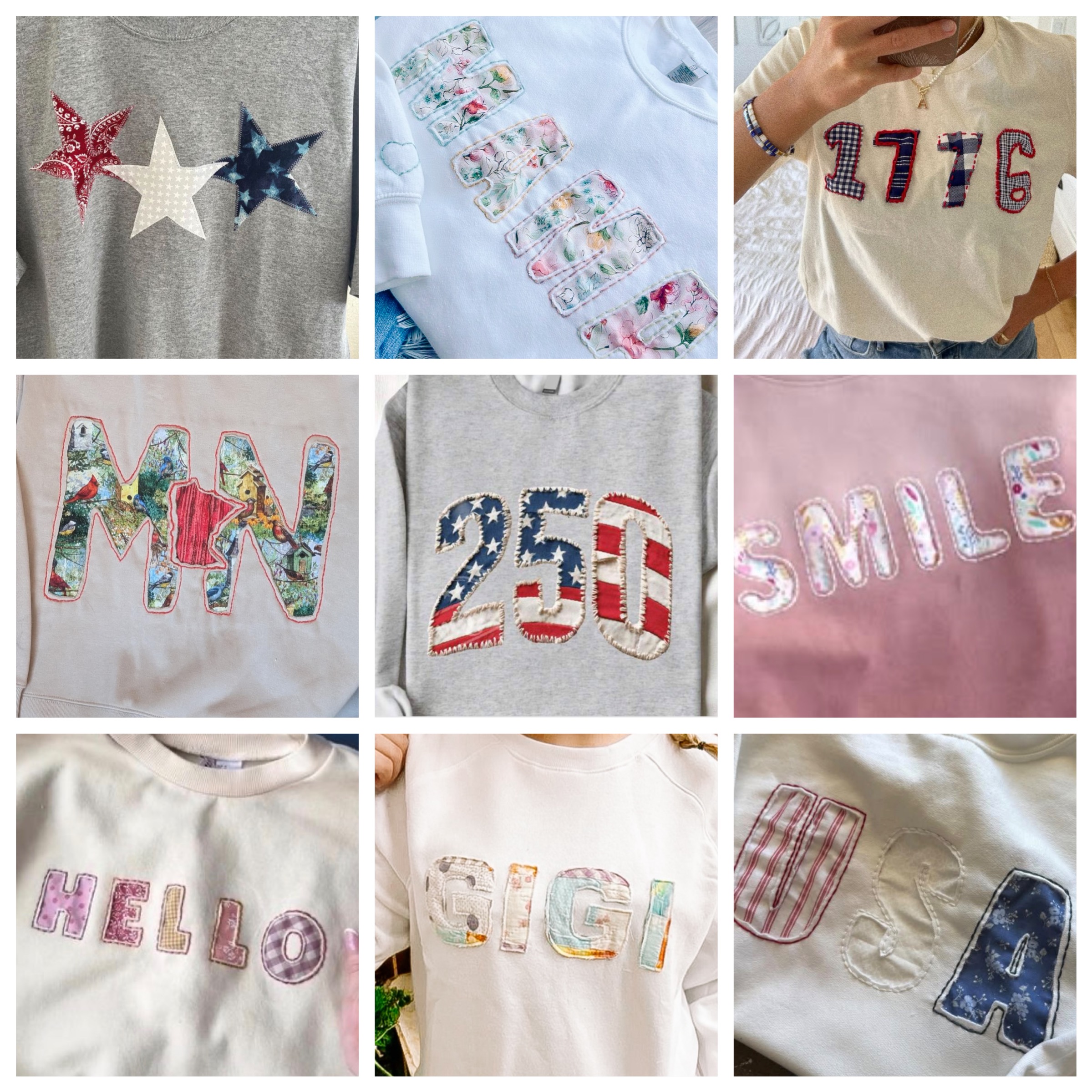 Fabric Embroidery Sweatshirt Class - Tuesday, August 18th - Image 2