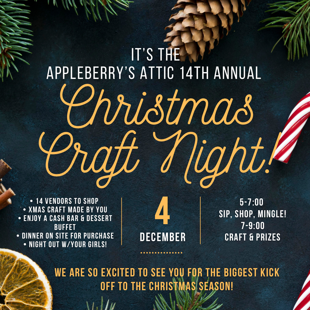 Christmas Craft Night - Friday, Dec. 4th